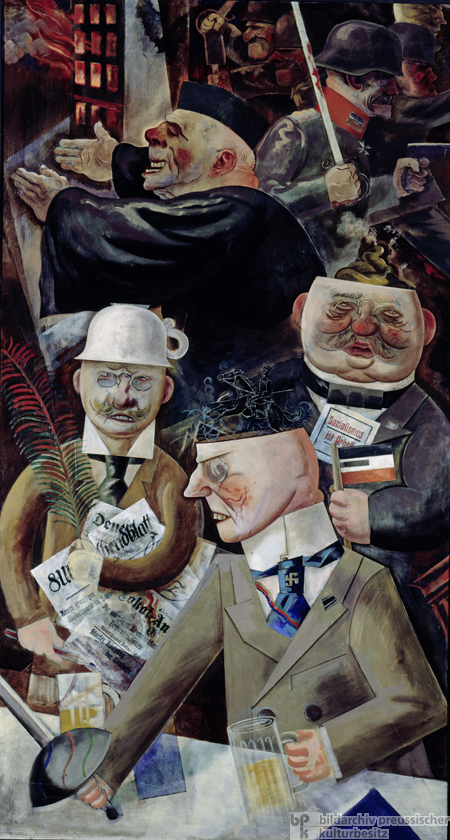 Georg Grosz, <i>Stützen der Gesellschaft</i> (1926)