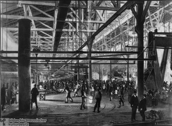 Alfred Krupp’s Steel Works in Essen (1890) 