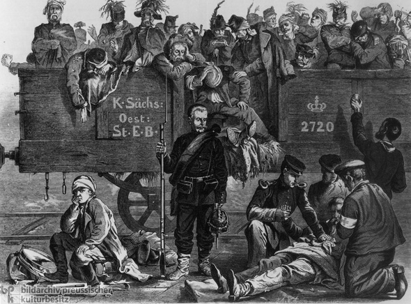 Casualties Flood into Dresden (June-July 1866) 