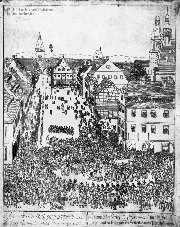 Erecting a Liberty Pole in Speyer (1798)