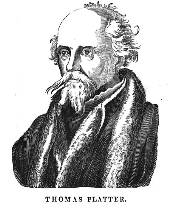 Thomas Platter (Engraving, c. 1839)
