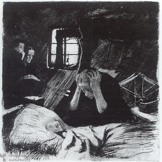 Käthe Kollwitz, <i>Not</i> (1895/96)