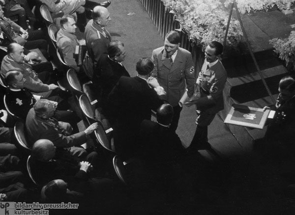 Awarding of the German National Prize for Science and Art at the Nuremberg Opera House during the Nuremberg Rally (September 6, 1938)