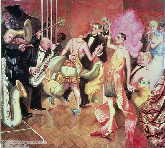Otto Dix, Center Panel of <i>Metropolis</i> (Triptych) (1927-28)