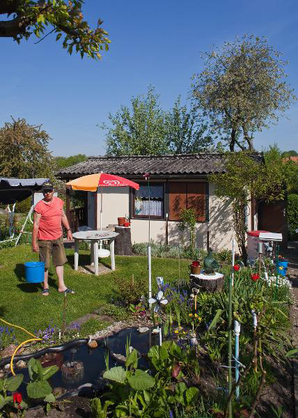 Ein Schrebergarten in Frankfurt an der Oder (26. April 2009)