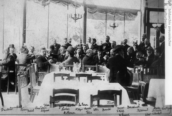 Members of the Association of German Artists (June 25, 1886) 