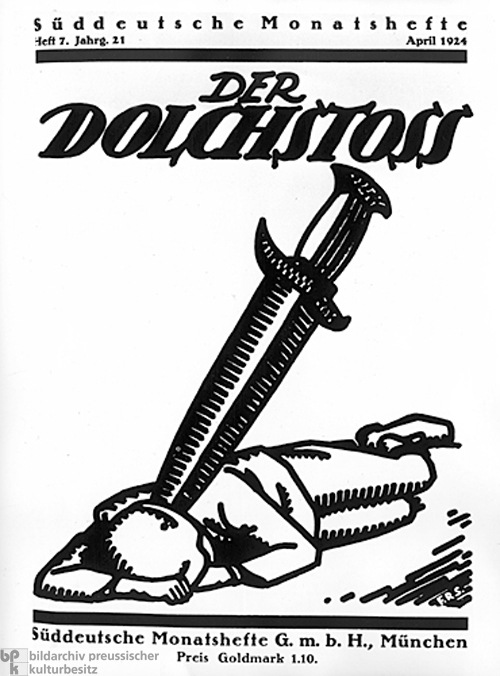 Der Dolchstoß (April 1924)