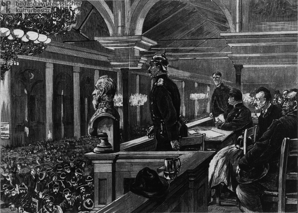 Berlin Police Shut Down a Socialist Rally (1890)