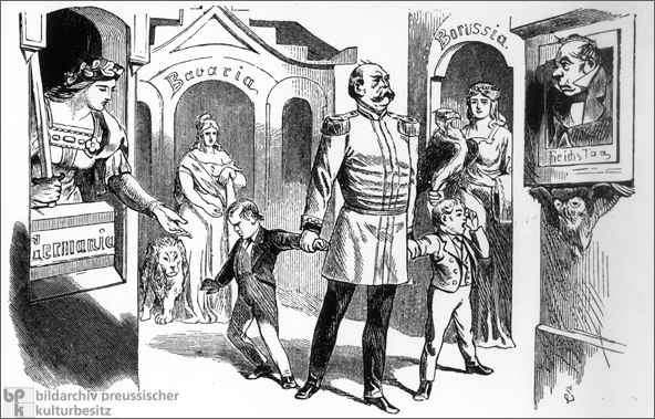 Bismarck führt Elsaß und Lothringen ins Reich ein (1871) 