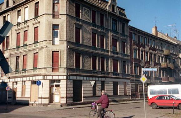 Vacant Apartment Buildings in Wittenberge (February 15, 2001)