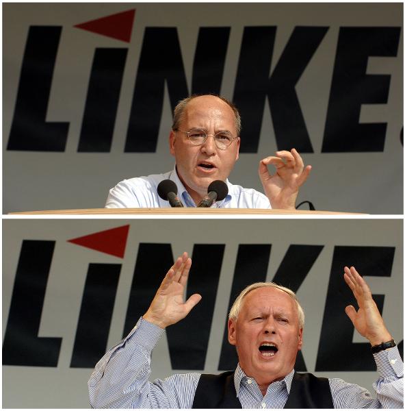 Gregor Gysi and Oskar Lafontaine (September 10, 2005)