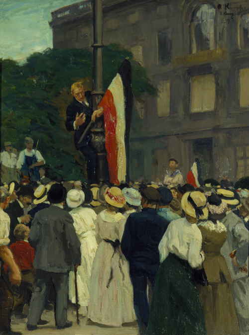 Arthur Kampf, <i>August 1, 1914, in Berlin</i> (1914)