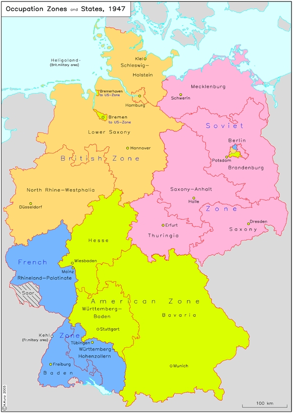 Occupation Zones and States (1947)