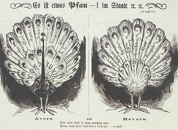 „Es ist etwas Pfau — l im Staate, u. u.” (4. Oktober 1868)